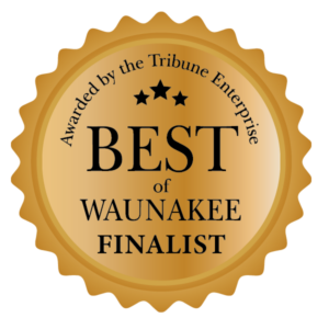Best of Waunakee Finalist in Interior Design Badge for Interiors by B